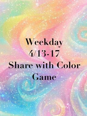 ❗️LADYC2016 NOT IN❗️ Skip over last on list🌈Share w/ Color Weekday Share List